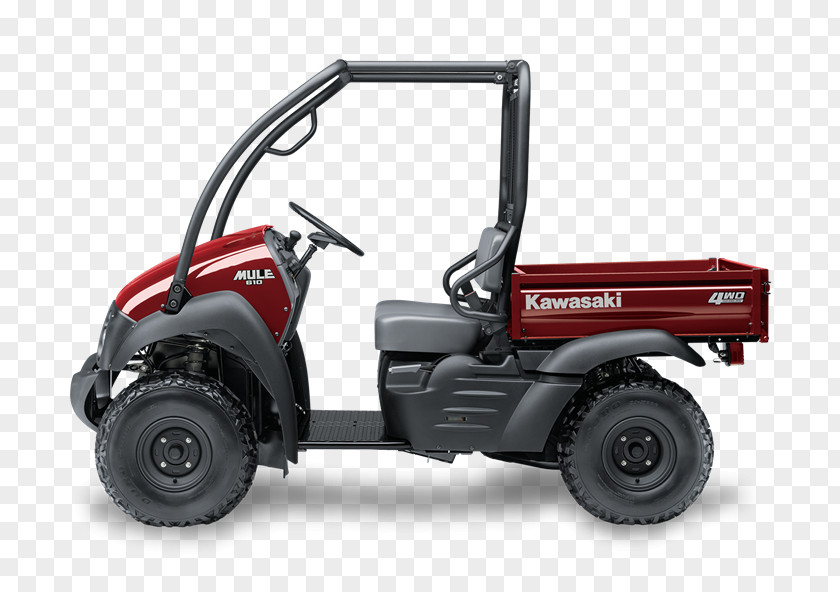 Motorcycle Kawasaki MULE Utility Vehicle Four-wheel Drive Heavy Industries & Engine Side By PNG