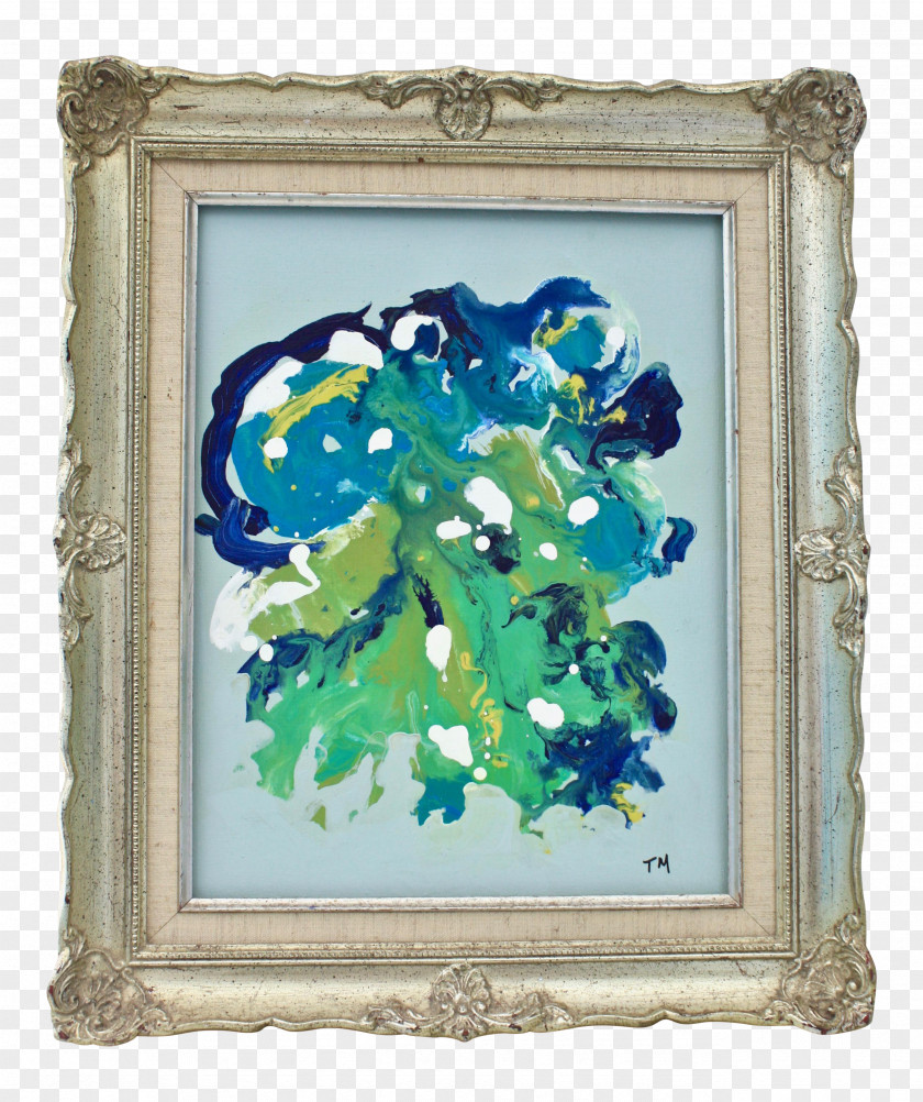 Painting Floral Design Picture Frames Image PNG
