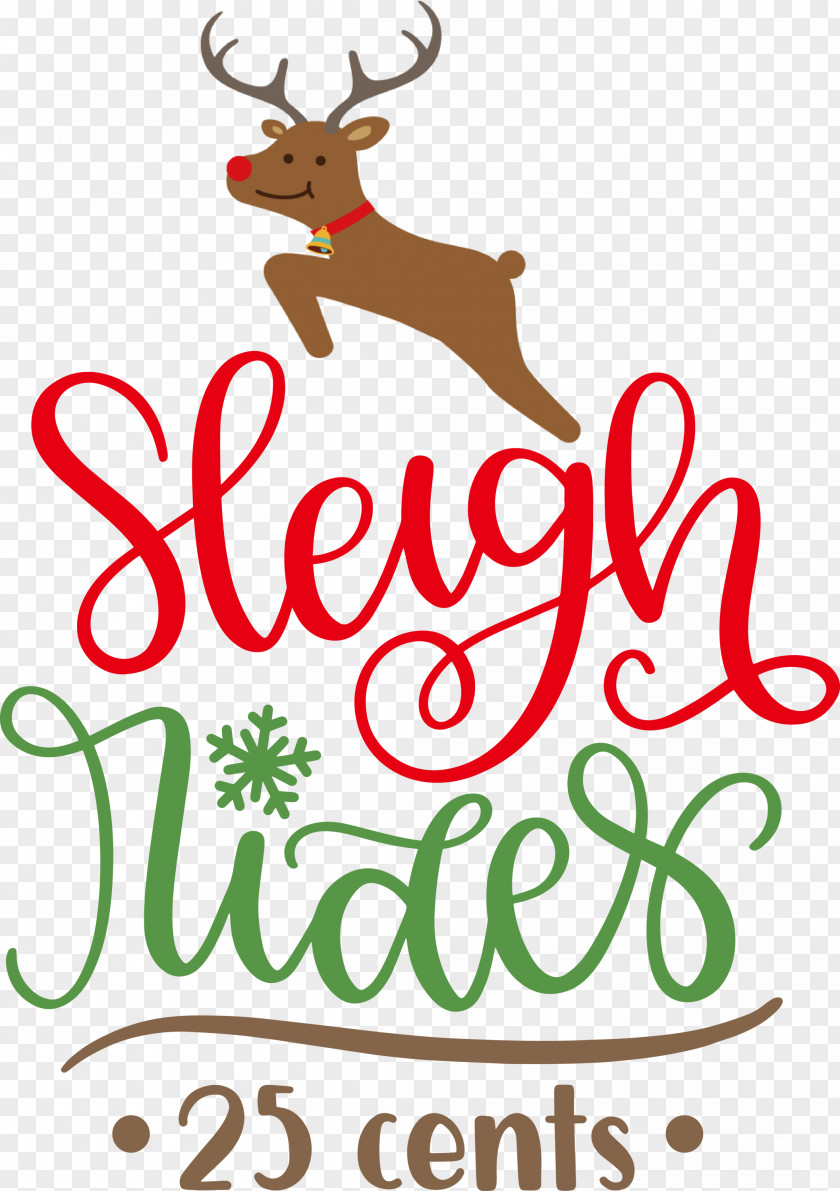 Sleigh Rides Deer Reindeer PNG