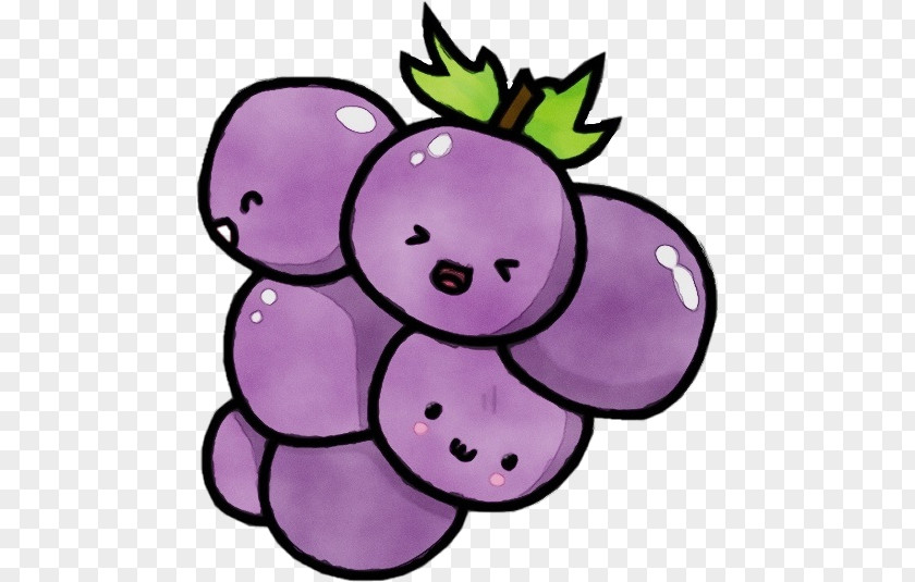 Sticker Plant Cartoon Purple Violet Clip Art Pink PNG