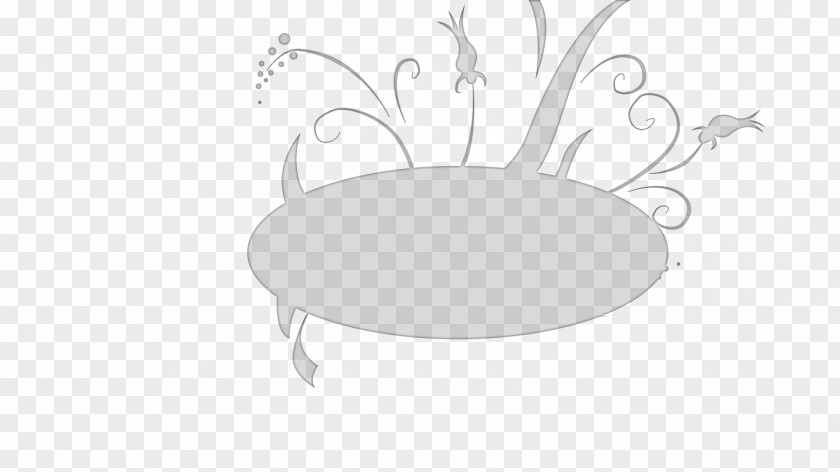 Design White Line Art PNG