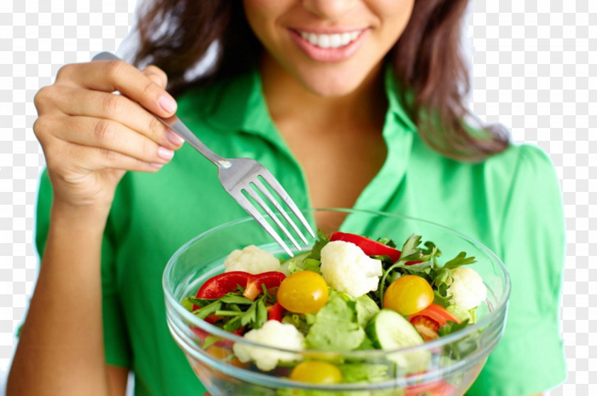 Woman Holding A Bowl Of Vegetables Mediterranean Diet Vegetarianism High-protein Eating PNG