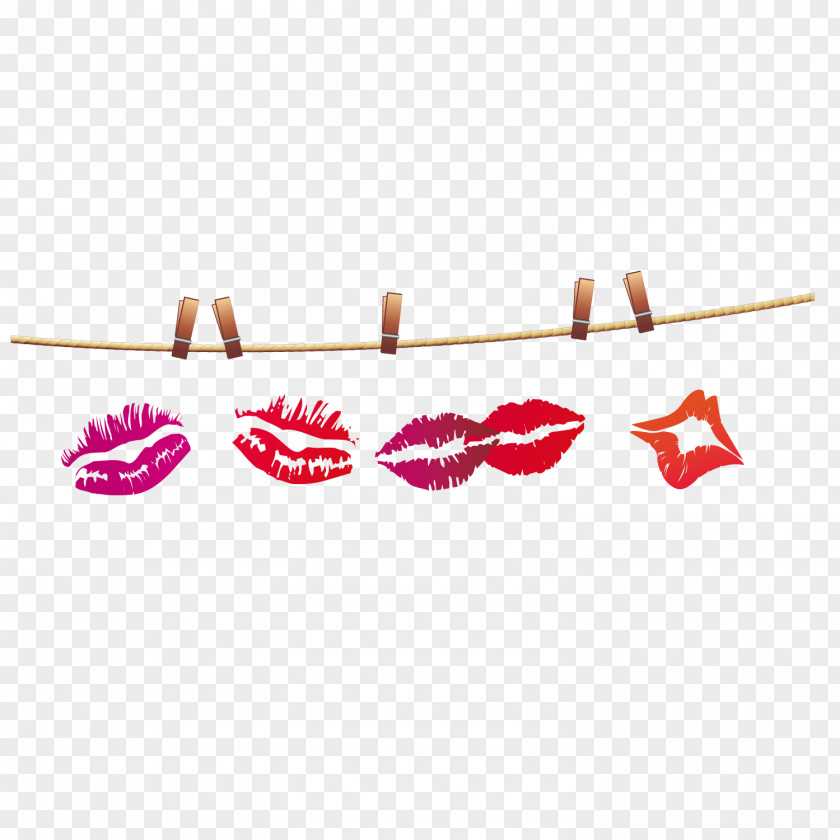 Glamor Lipstick Lip Balm Heart International Kissing Day PNG