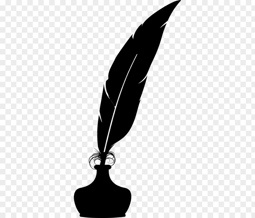Plumas Quill Pen Inkwell Paper PNG