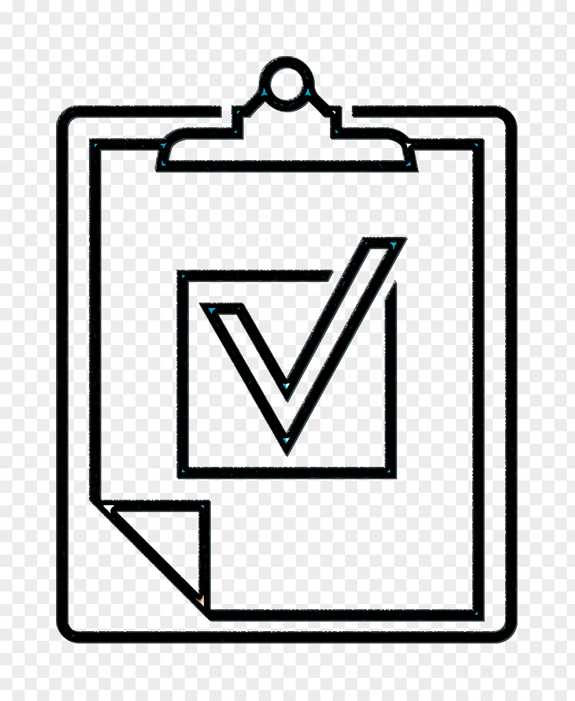 Rectangle Coloring Book Test Icon PNG