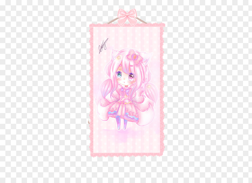 Fairy Pink M Textile Doll RTV PNG