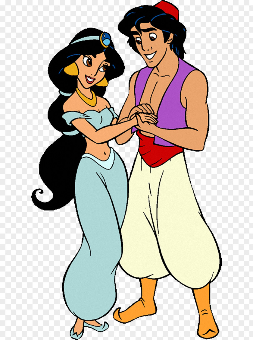Princess Jasmine Aladdin Genie Iago Clip Art PNG