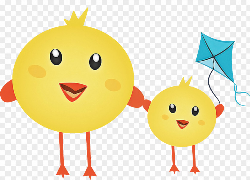 Smiley Yellow Cartoon Happiness Beak PNG