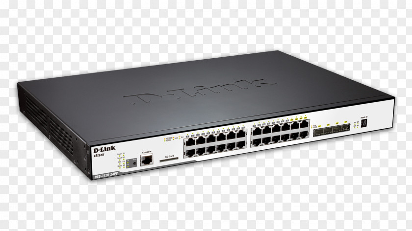 Stackable Switch Gigabit Ethernet Network D-Link Small Form-factor Pluggable Transceiver PNG