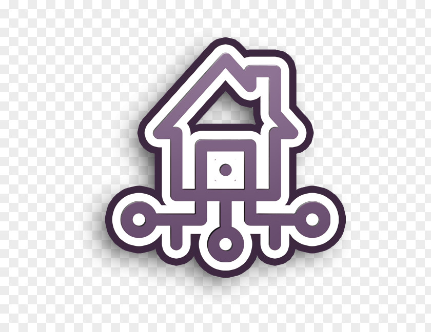 Artificial Intelligence Icon Smart House PNG