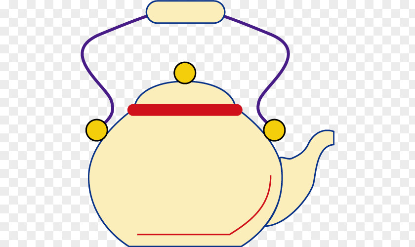 Cartoon Vector Yellow Kettle Teapot Clip Art PNG