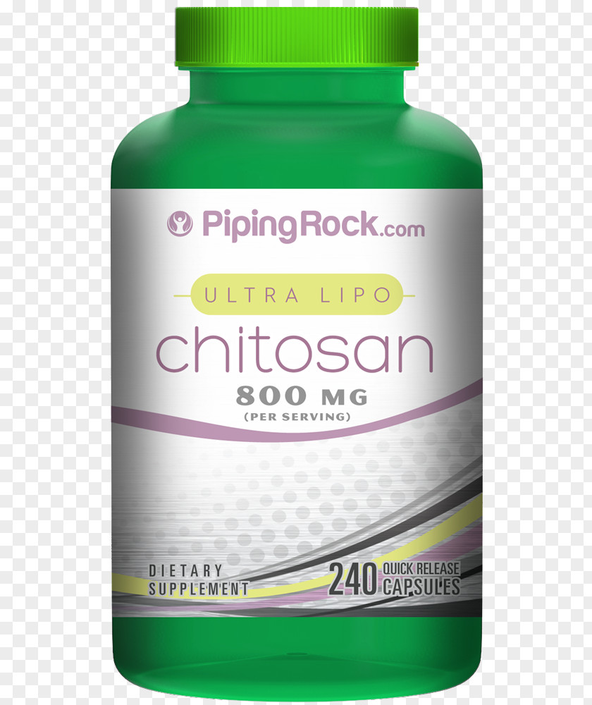 Fiber Supplements Dietary Supplement Piping Rock Chitosan 800mg Per Serving 240 Capsules 2 Bottles X Product PNG