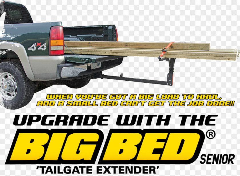 Pickup Truck Bumper Bed Trailer PNG