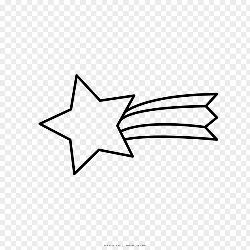 Star Drawing Coloring Book Black And White Painting PNG