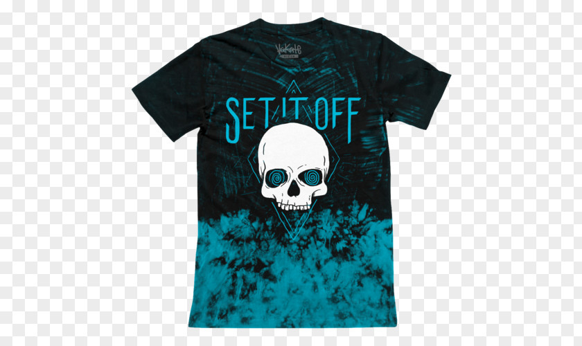 T-shirt Tie-dye Have Mercy Blue PNG