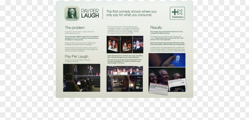 Telon Teatreneu Cannes Lions International Festival Of Creativity Advertising McCann Pay Per Laugh PNG