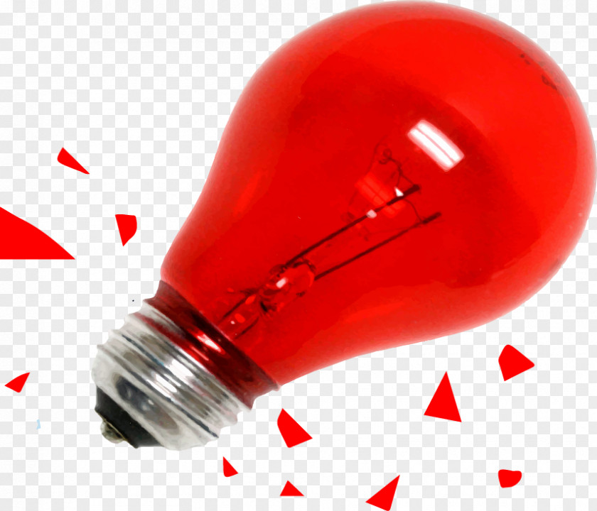 Light A-series Bulb Red Transparency And Translucency PNG