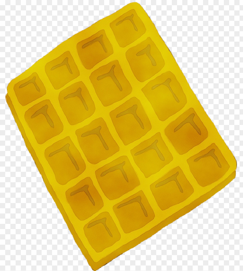 Plastic Candy Chocolate Mold Rectangle Yellow Design Pattern Material PNG