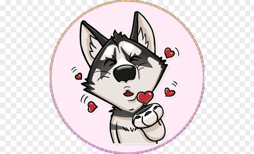 Puppy Bumper Sticker Telegram Whiskers PNG