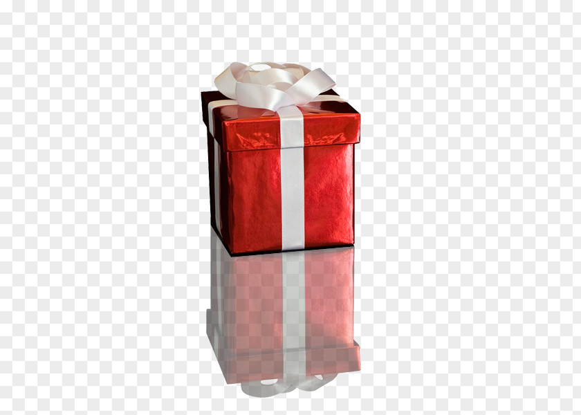Red Christmas Gift PNG