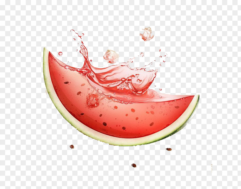 Watermelon Juice Creativity Poster PNG