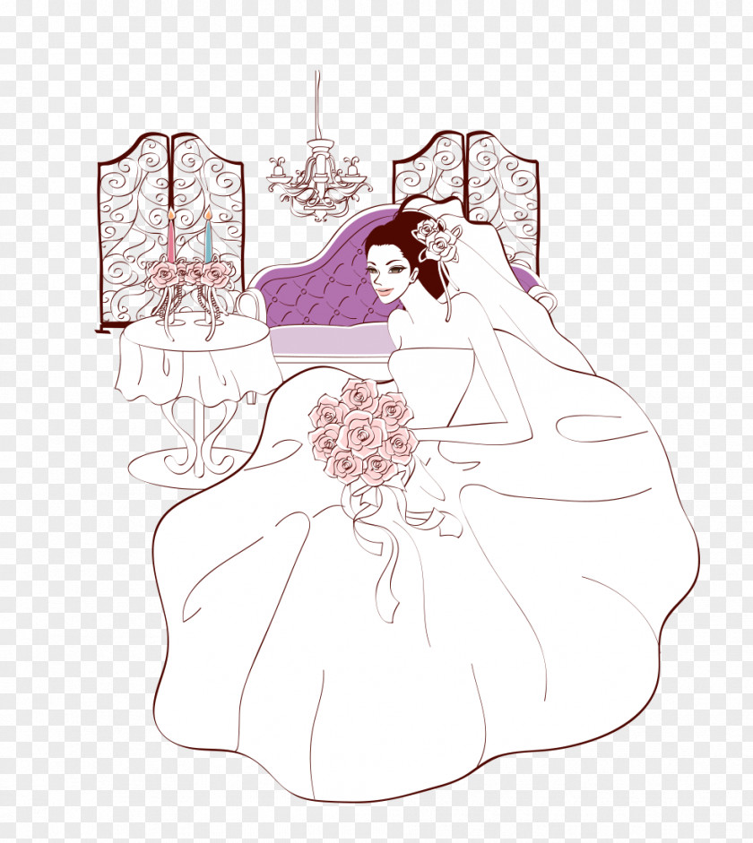 Bride Illustration PNG