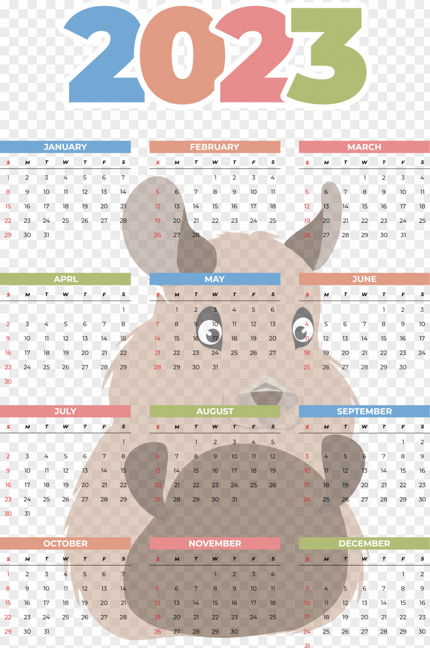 Calendar 2023 Almanac June Holiday PNG