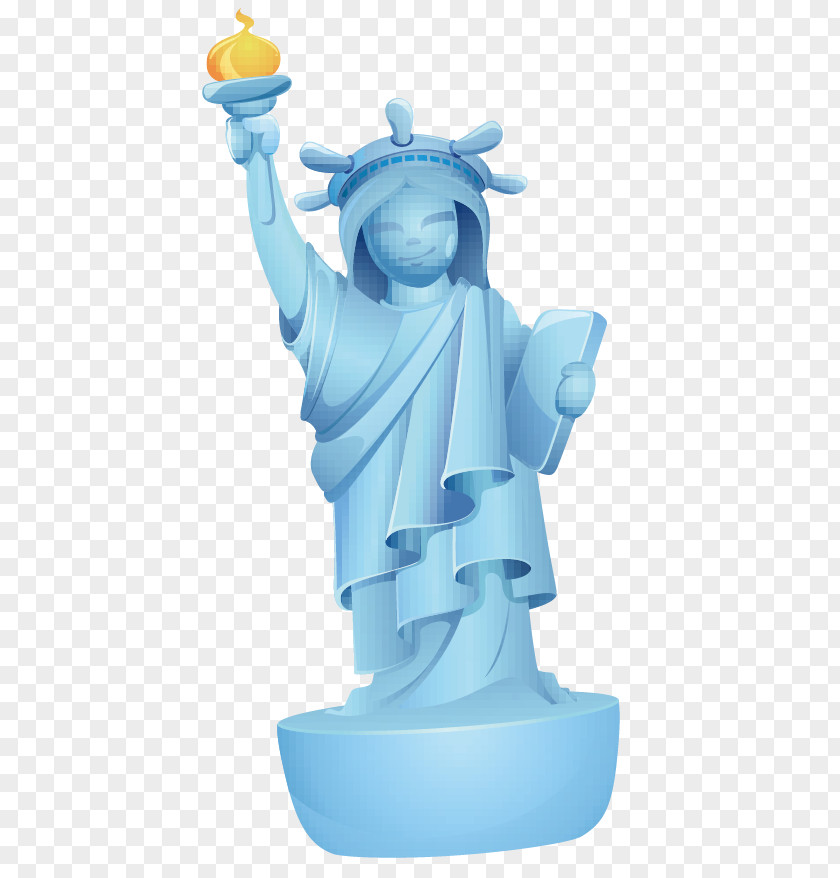 Cartoon Statue Of Liberty PNG
