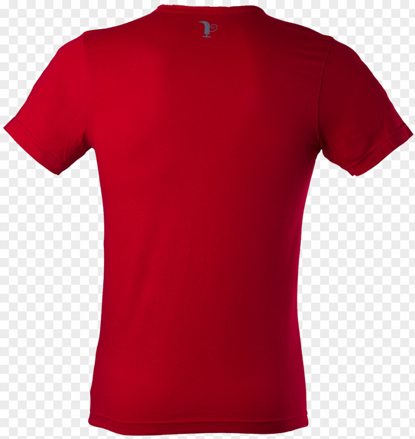 Red Polo Shirt Image T-shirt Shoulder Sleeve PNG