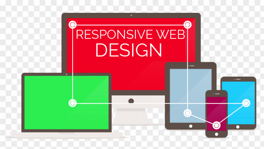 Responsive Website Web Design Development Page PNG