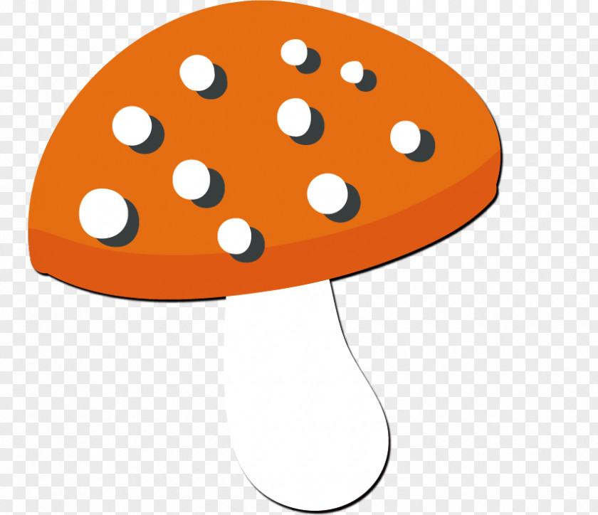 Vector Cartoon Sticker Yellow Mushrooms Mushroom PNG
