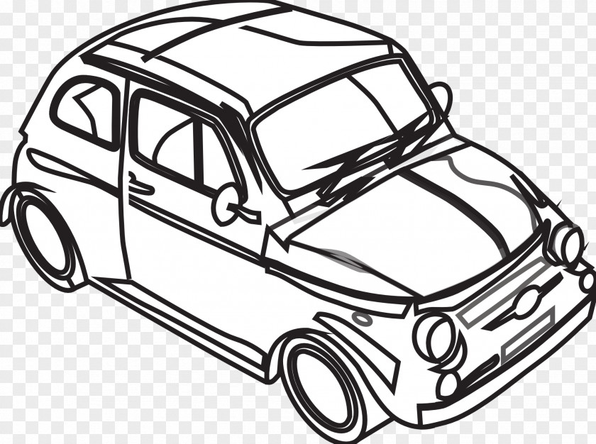 Black And White Car Pictures Drawing Clip Art PNG