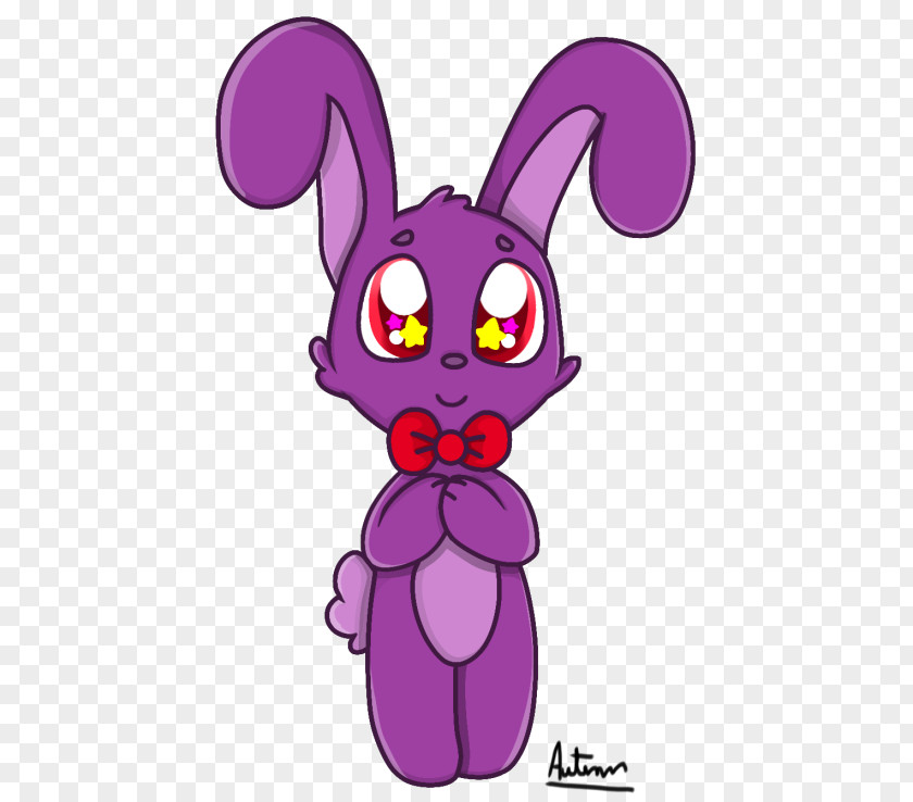 Don Carlton Easter Bunny Violet Hare PNG