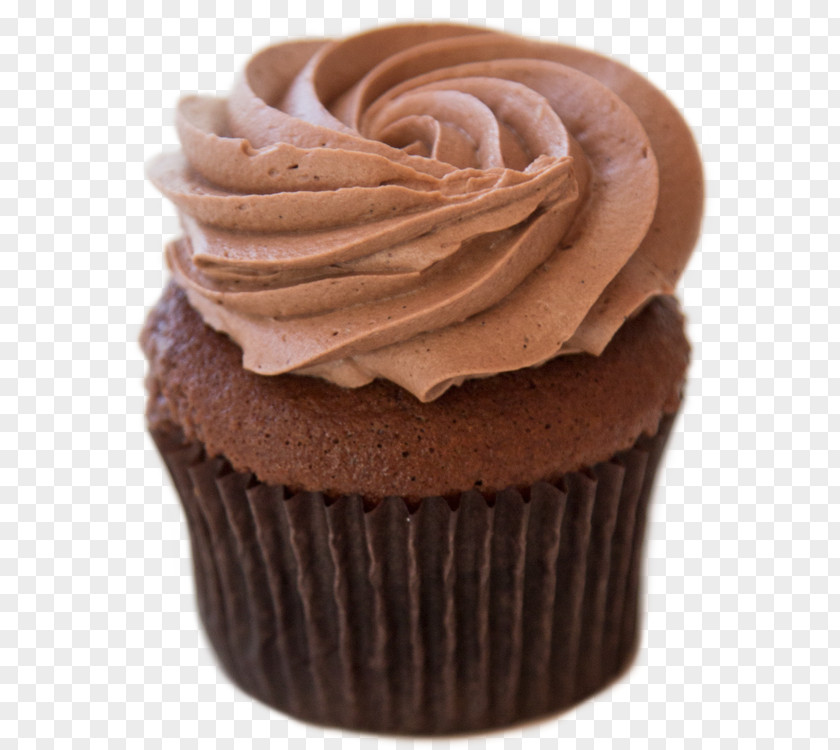 Frosting Cupcake Ganache Chocolate Truffle Cake Muffin PNG