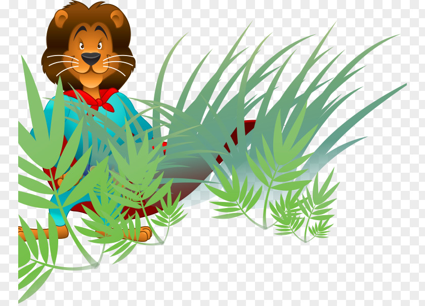 Plant Grass Cat Background PNG