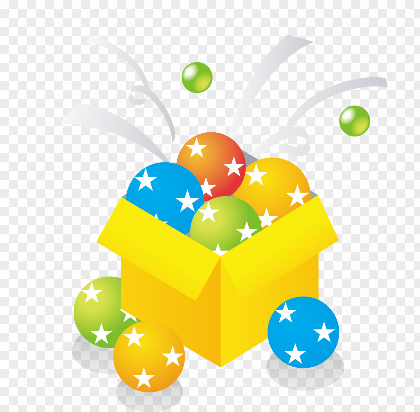 Vector Surprise Gift Box PNG