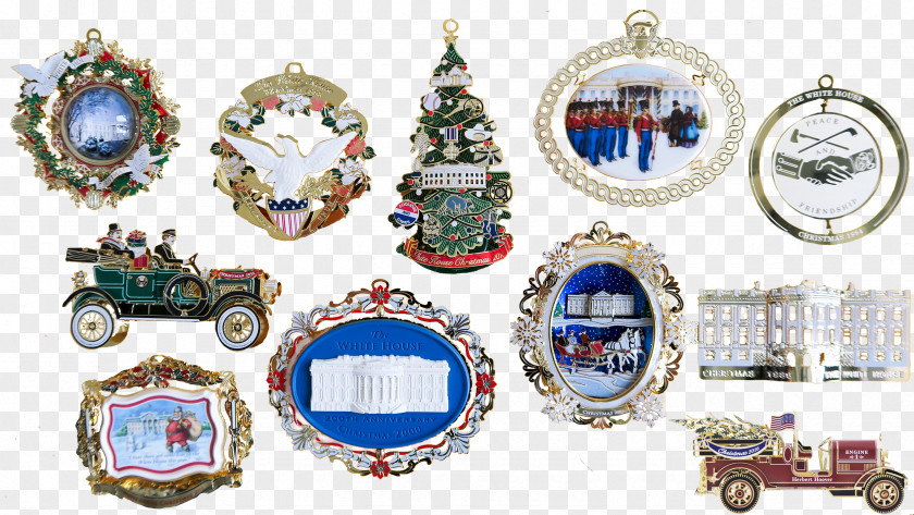 White House Christmas Tree United States Capitol Ornament PNG