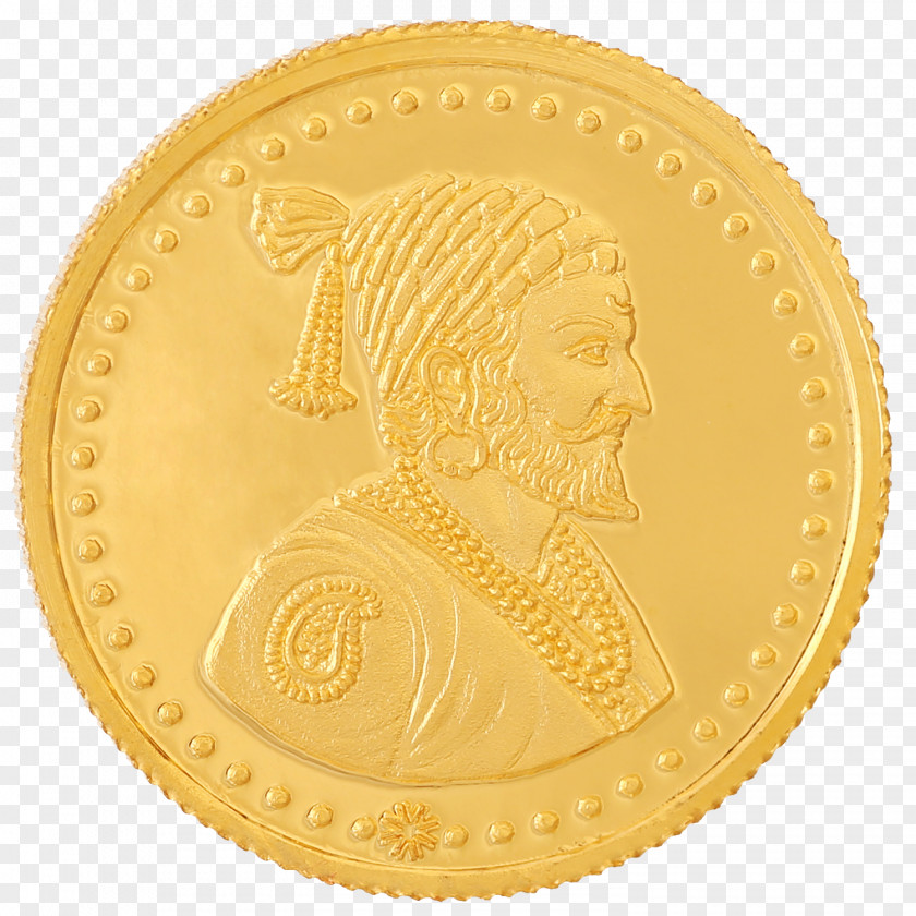 Ayyappa Krishna India Gold Ganesha Coin PNG
