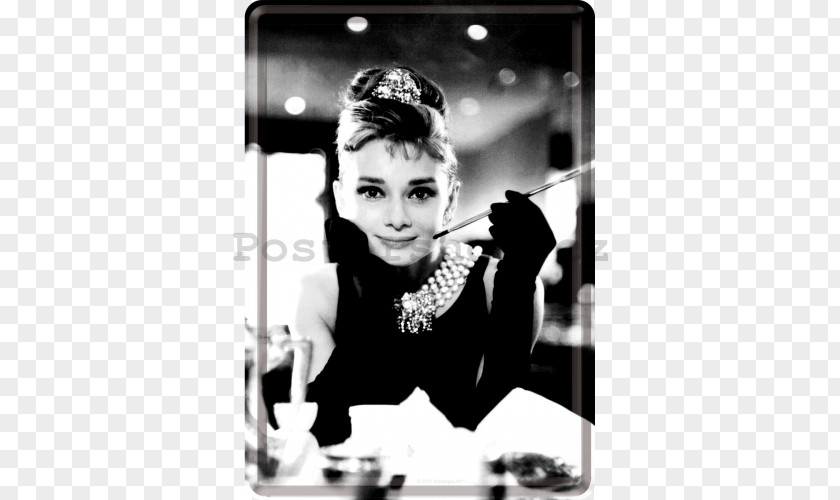 Breakfast At Tiffanys Audrey Hepburn Tiffany's Holly Golightly Film Poster PNG