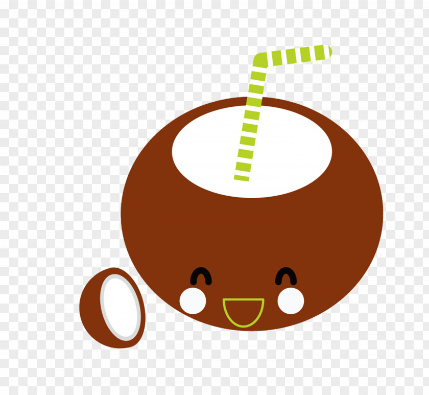 Coconut Material Free To Pull Cartoons Fruit Auglis Cartoon PNG