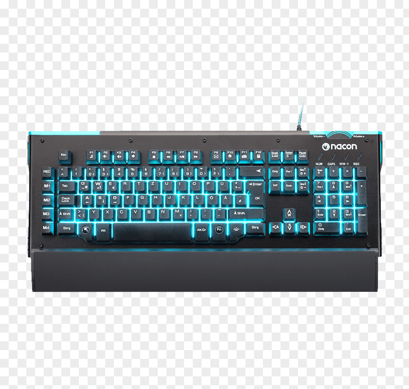 Computer Keyboard Clavier Gaming Nacon CL-510 AZERTY Numeric Keypads Keypad PNG