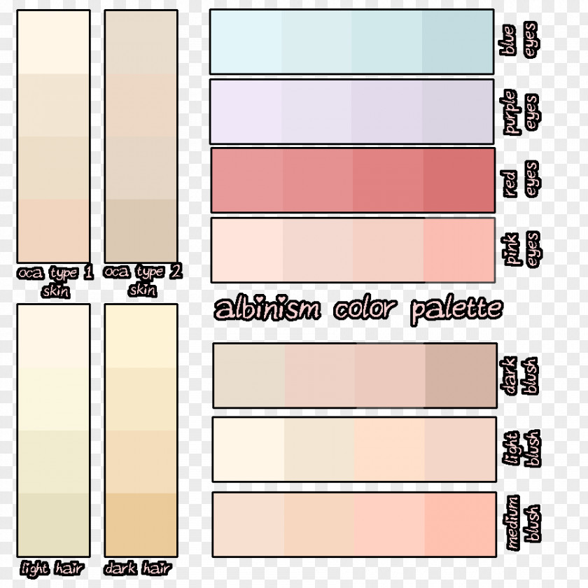 Eye Albinism Human Skin Color Palette Scheme PNG