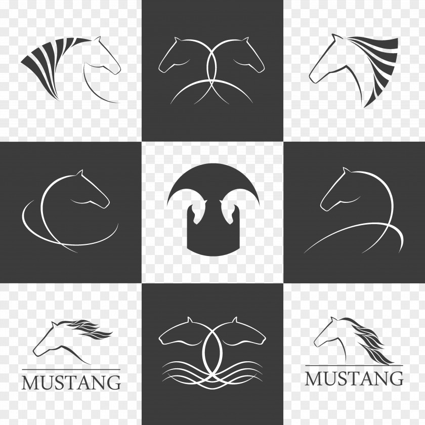 Fashion Design Vector Material Horse LOGO Royalty-free Photography Illustration PNG