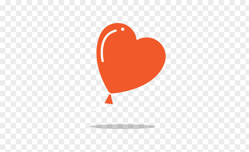 Floating Balloon Heart PNG