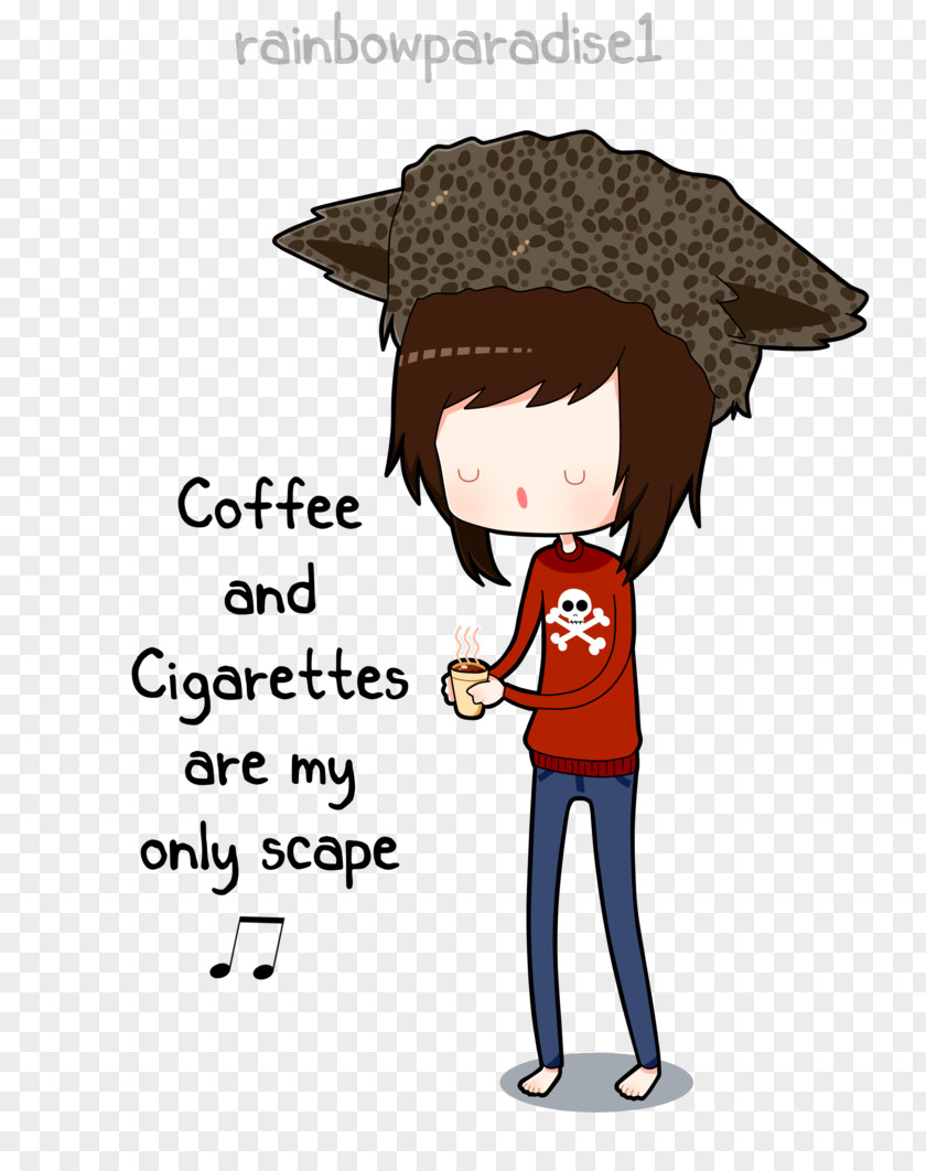 Never Shout Coffee And Cigarettes Song Drawing Lyrics PNG