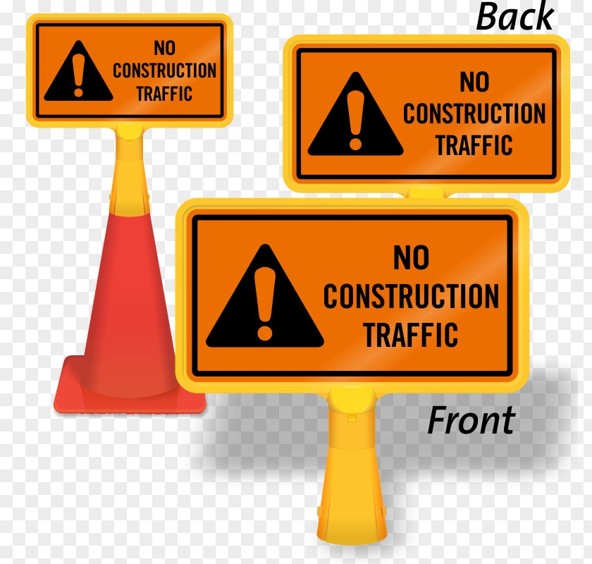 Road Traffic Sign Warning Roadworks PNG