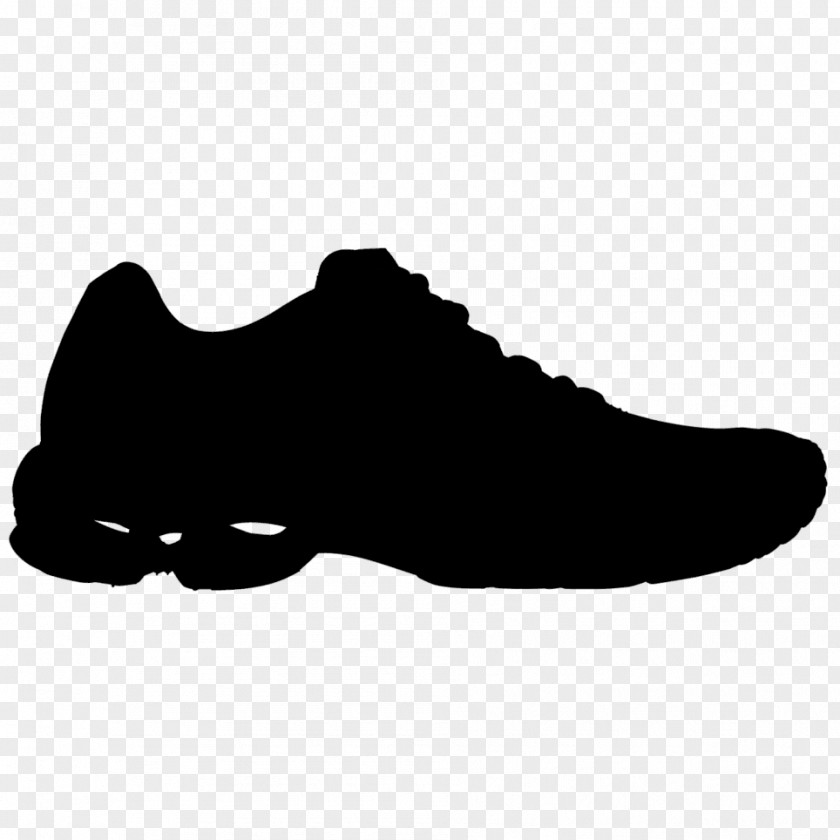 M Clip Art Cross-training Walking Shoe Black & White PNG