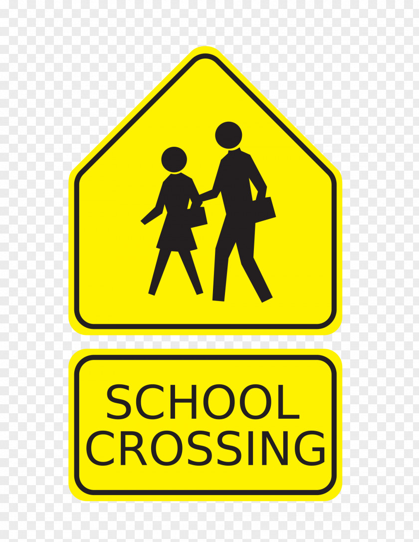 Signs Pedestrian Crossing School Guard Traffic Sign Road PNG
