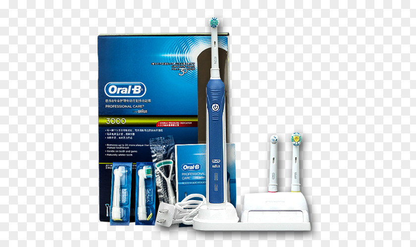 A Full Set Of Electric Toothbrush Oral-B PNG