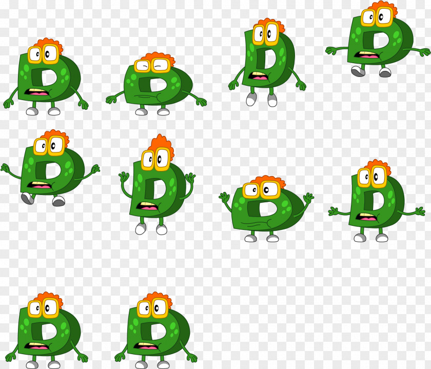 Animal Figure Green PNG